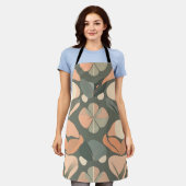 エプロン鮮やか芸術的 – ソフトカラー&シームレスPa エプロン (着用した状態)