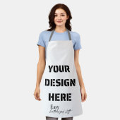 エプロン , あなただけのデザインをアップロード (着用した状態)