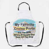 エプロン - お気に入りのクルーズ寄港地 (正面)