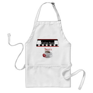 エプロン カフェ 名前入り