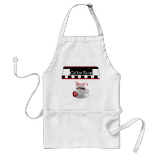 エプロン カフェ 名前入り