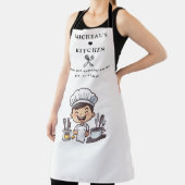 エプロン | キッパーソナライズされたチン名&男性シェフ (インサイチュ)