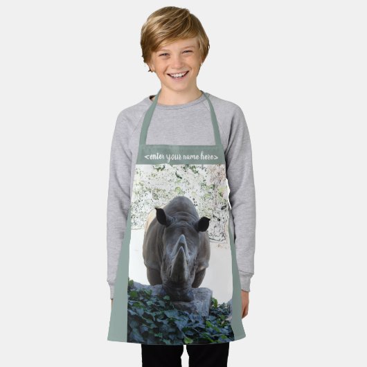 エプロン_サイ エプロン (着用した状態)