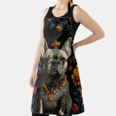 エプロン – メキシコフォークアートブルドッグ (インサイチュ)