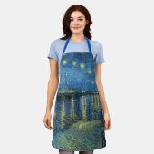 エプロン – ローネ上空の星空の夜 – ファンゴッホ (着用した状態)