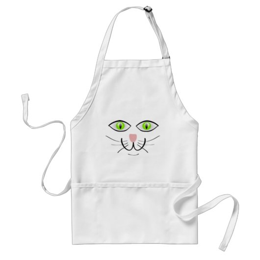 エプロン/子猫顔 スタンダードエプロン (正面)