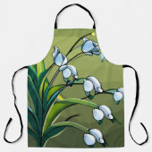 エプロン：素敵なリリー：春の繊細なダンス エプロン (正面)