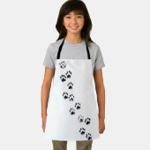 エプロン – CATまたは犬の前足プリント/トラック (インサイチュ)