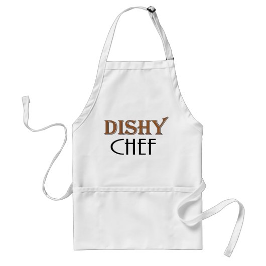 エプロン- Dishyシェフ スタンダードエプロン (正面)