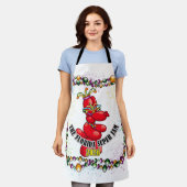 エプロンFSJ26ロゴ エプロン (着用した状態)