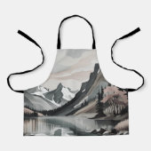 エプロンS TEEマウンテンレイクシーングラフィック エプロン (正面)
