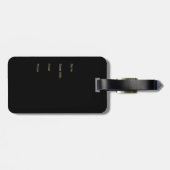 エヘカトルアステカアート ラゲッジタグ (裏面横)