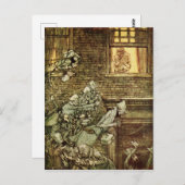 エベネザスクルージュディケンスクリスマスカロルヴィンテージ ポストカード (正面/裏面)