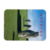 エベバリー石の円ビュー冷蔵庫用マグネット マグネット (横)