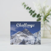 エベレストの挑戦あなたの限界の郵便はがき ポストカード (スタンド正面)