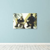 エベレストを初めて征服した男たち ヒラリー ノルゲイ 1953 キャンバスプリント (インサイチュ (ウッドフロア))