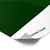 エベレストグリーン – アートギャラリーの選択 ポスター (角)