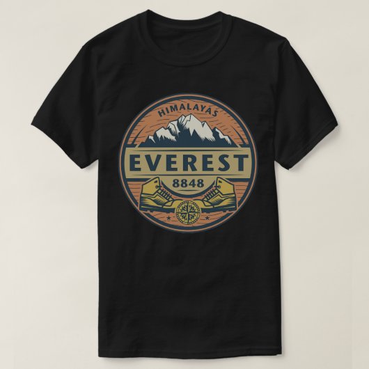 エベレストヒマラヤ1 Tシャツ (デザイン正面)