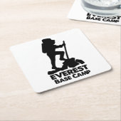 エベレストベースキャンプコースター スクエアペーパーコースター (アングル)