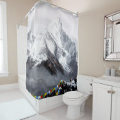エベレストマウンテンのパノラマビュー シャワーカーテン (インサイチュ)