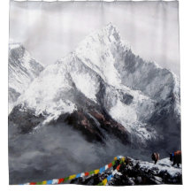 エベレストマウンテンのパノラマビュー