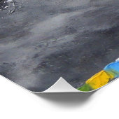 エベレストマウンテンのパノラマビュー ポスター (コーナー)