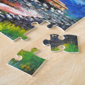 エベレストマウンテンネパールのパノラマビュー ジグソーパズル (側面)