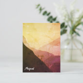 エベレスト山麓、ヴィンテージヒマラヤ、ネパール ポストカード (スタンド正面)