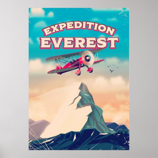 エベレスト登山の旅ポスター ポスター (正面)