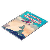 エベレスト遠征のポスター ノートブック (左側)