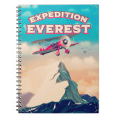 エベレスト遠征のポスター ノートブック (正面)