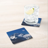 エベレスト |チベット、中国 スクエアペーパーコースター (インサイチュ)