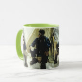 エベレスト・ヒラリー・ノルゲイを征服する最初の男性1953 マグカップ (正面左)