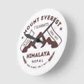 エベレスト ラウンド壁時計 (傾斜)