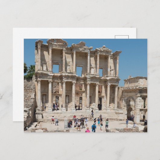 エペソのトルコ遺跡 シーズンポストカード (正面/裏面)