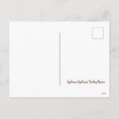 エペソのトルコ遺跡 シーズンポストカード (裏面)