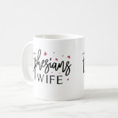 エペソの妻 – 感動的信仰 コーヒーマグカップ (正面左)