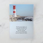 エペソの手紙1:18 私はあなたが希望を知ることを祈ります カード (内部)