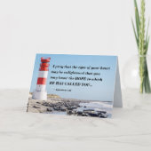 エペソの手紙1:18 私はあなたが希望を知ることを祈ります カード (正面)