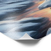 エペソの日凍っていの入り フォトプリント (角)