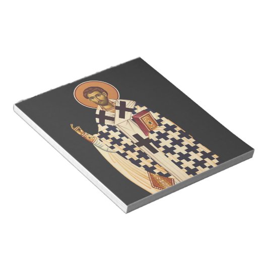 エペソの最初のキリスト教司教である聖テモシー ノートパッド (アングル)