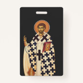 エペソの最初のキリスト教司教である聖テモシー バッジ (正面)