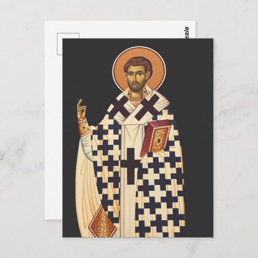 エペソの最初のキリスト教司教である聖テモシー ポストカード (正面/裏面)