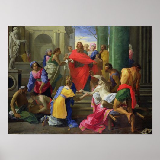 エペソの聖パウロの奇跡， 1693 ポスター (正面)