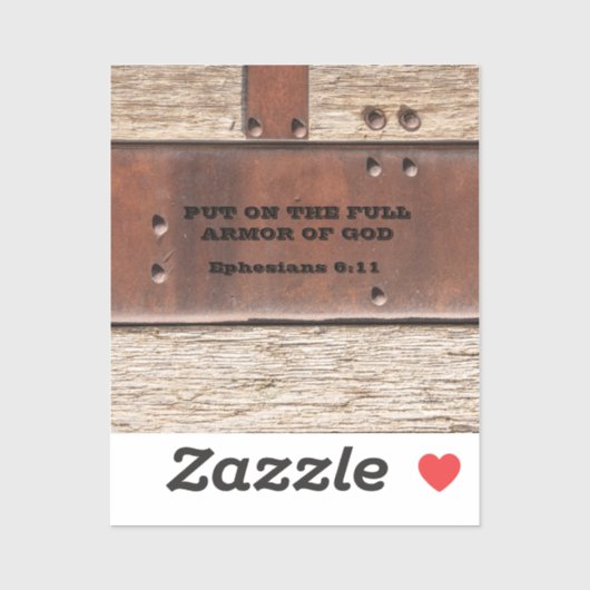 エペソ人が神の完全な武具を着る シール (シート)