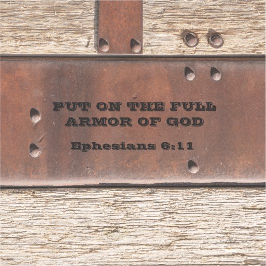 エペソ人が神の完全な武具を着る シール (正面)