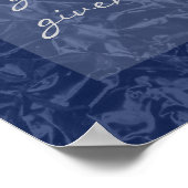 エペソ人の家族についての聖書の聖句1:3-6 ポスター (角)