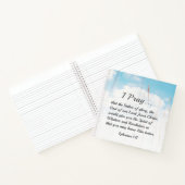 エペソ人への手紙1:17聖書の知恵と啓示のための祈り ノートブック (内部)