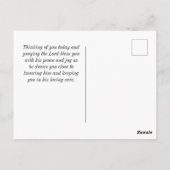 エペソ人への手紙1:17 知恵と啓示の霊 ポストカード (裏面)