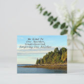 エペソ人への手紙4:32聖書の名言ポストカード ポストカード (スタンド正面)